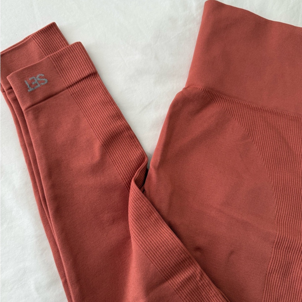 Set active legging -burnt orange color